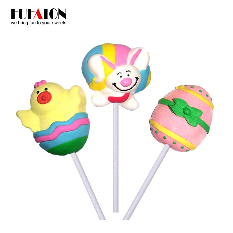 Easter Marshmallow lollipops