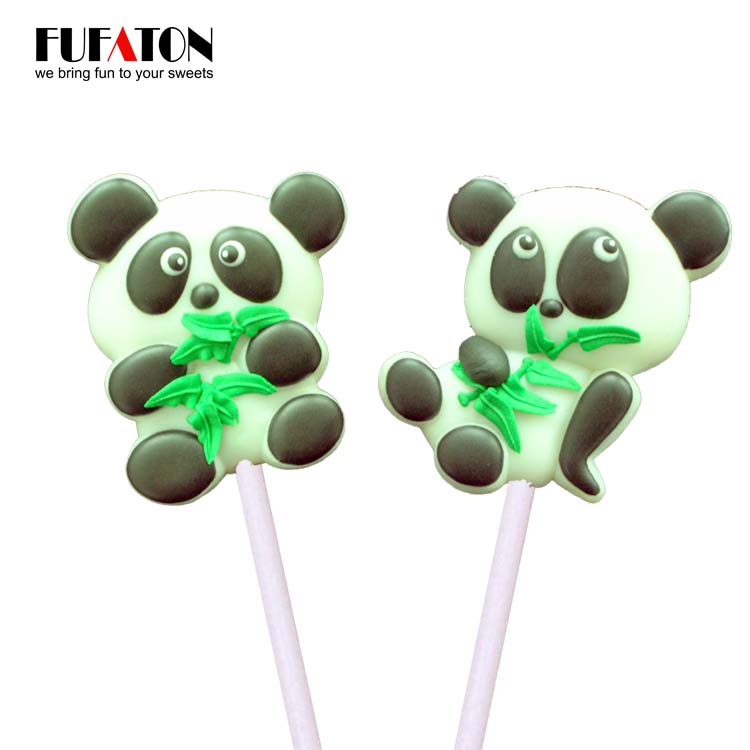 Chinese style Panda Shaped Lollipop Candy