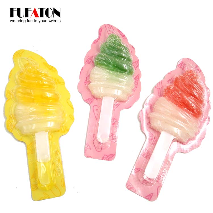 25g Jelly Ice Cream candy lollipop