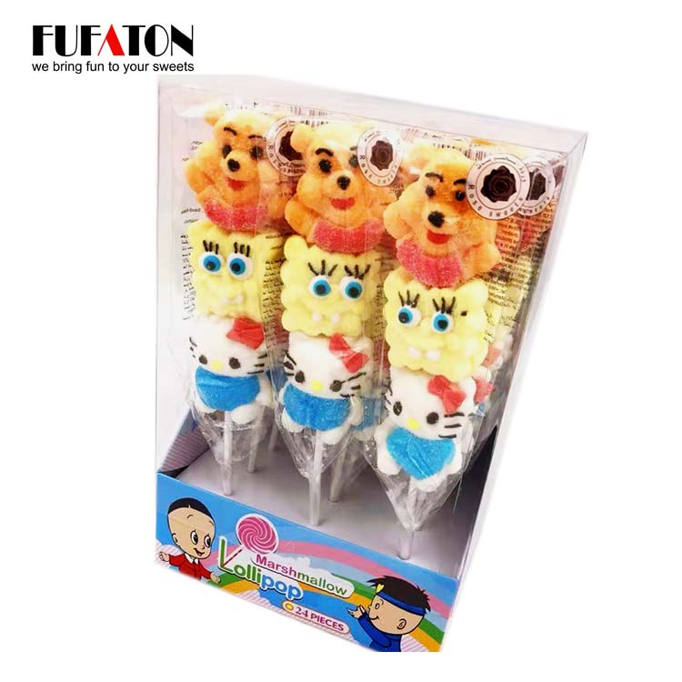 Disney Character shaped Marshmallow kebab Lollipop Candy