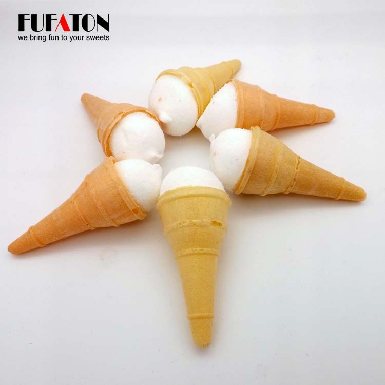 Ice Cream cone Shaped Marshmallow Candy