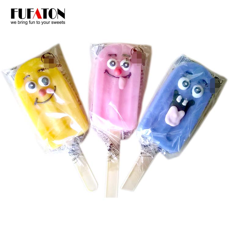 30g Crazy Ice cream shaped Candy Lollipops