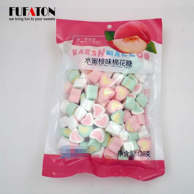 Mini Heart shaped marshmallows for Wholesale