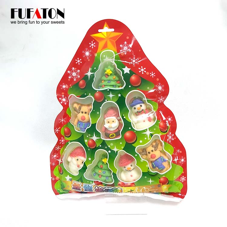 Christmas marshmallow in Tree shaped bags