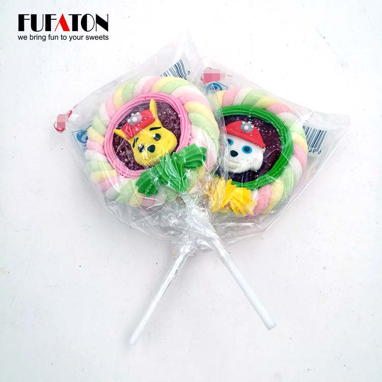 60g jelly mallowpop lollipop with decoration