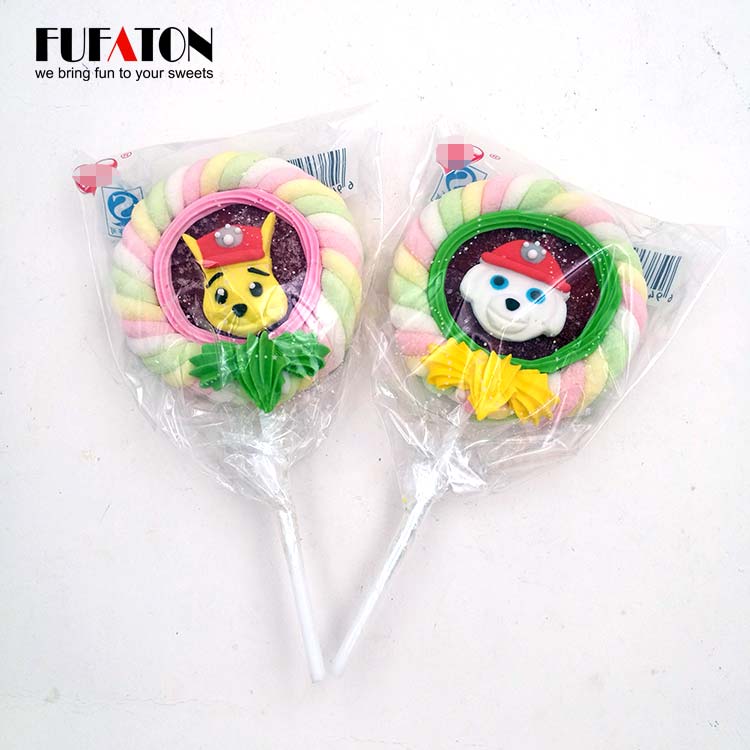 60g jelly mallowpop lollipop with decoration