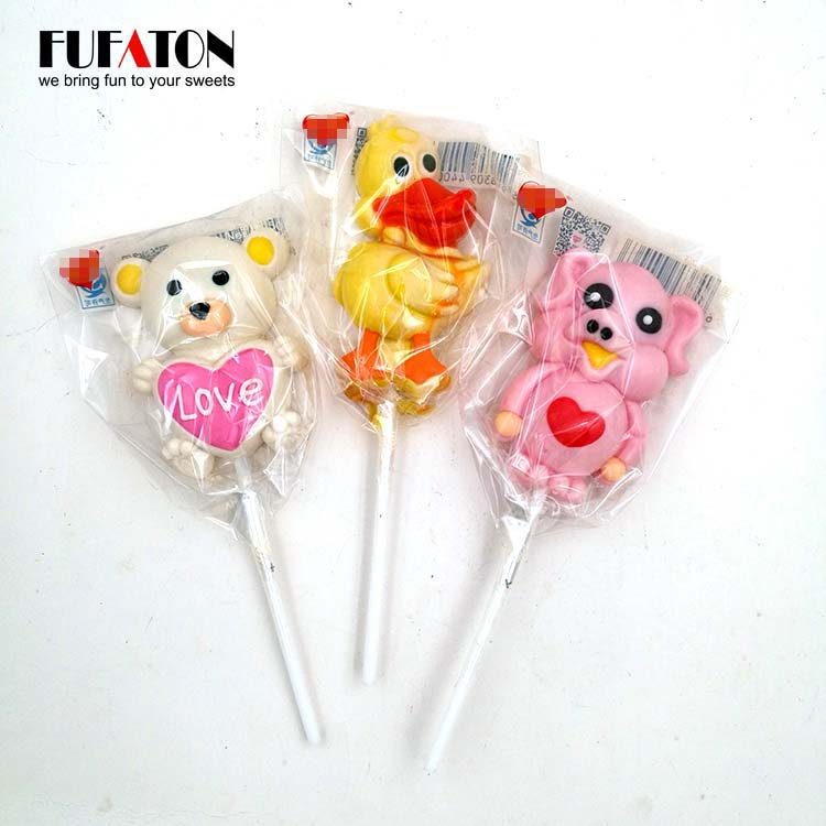 Hand Decorated Farm Animal Shspe Lollipop Candy