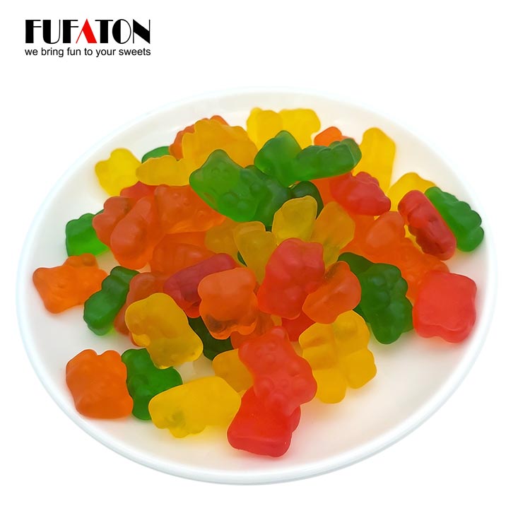 Gummy bear shaped candy