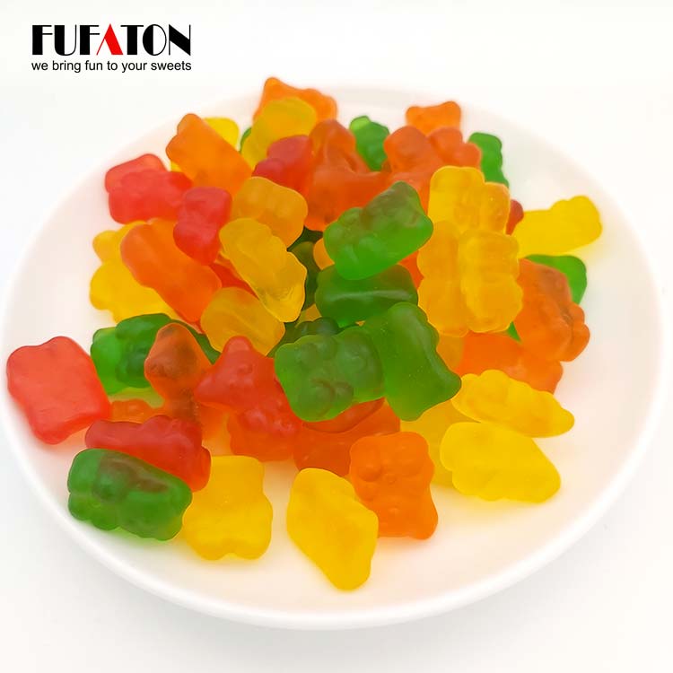 Gummy bear shaped candy