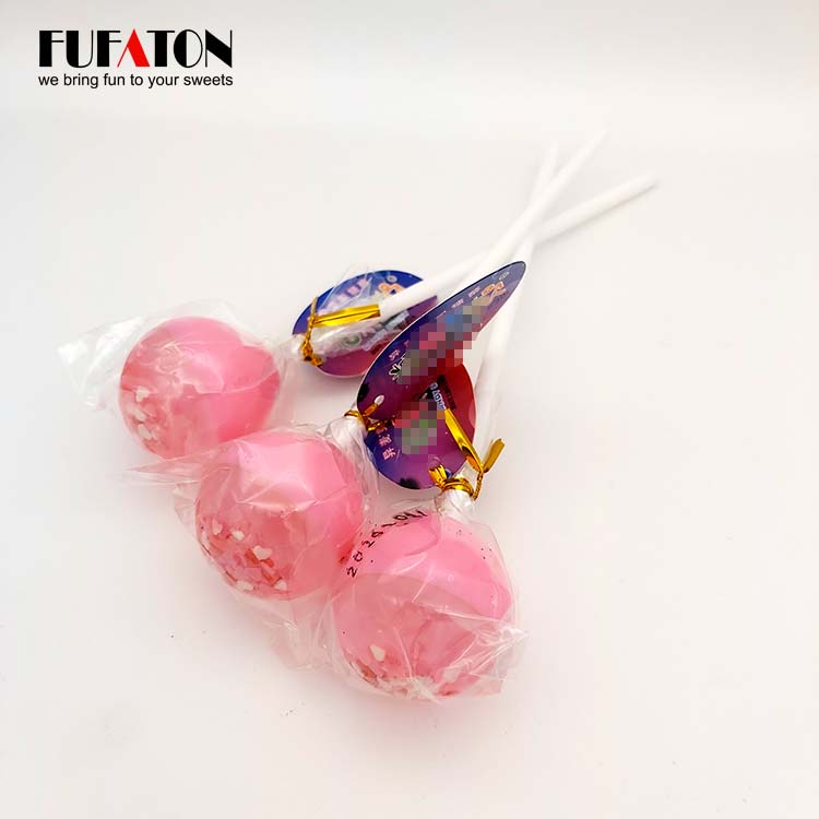 30g Sugar-free Ball Shaped Sucker Lollipop Candy