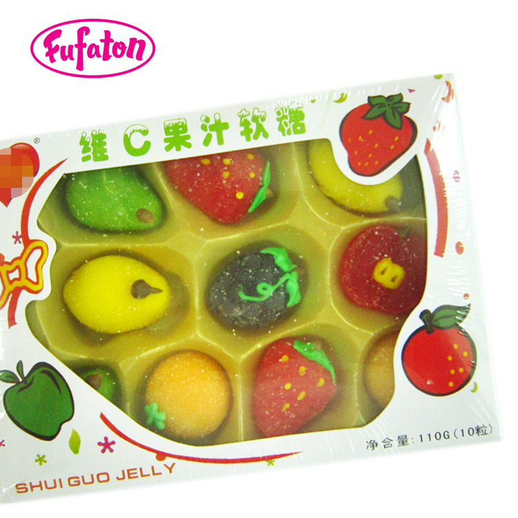 Vitamin C Fruit Shaped Jelly Candy Gift Box Wholesale | Functional Candy Manufacturer
