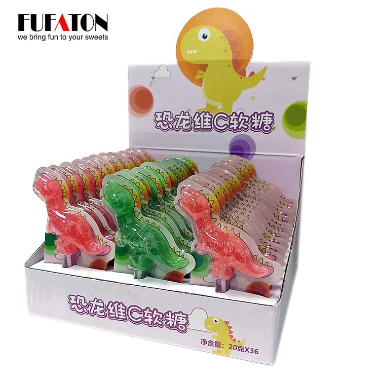 Dinasour Shaped Jelly Lollipops