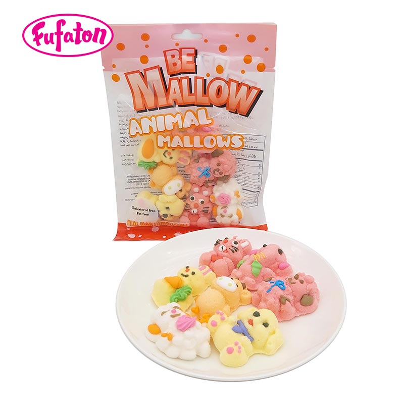 Hand decorated mini marshmallows