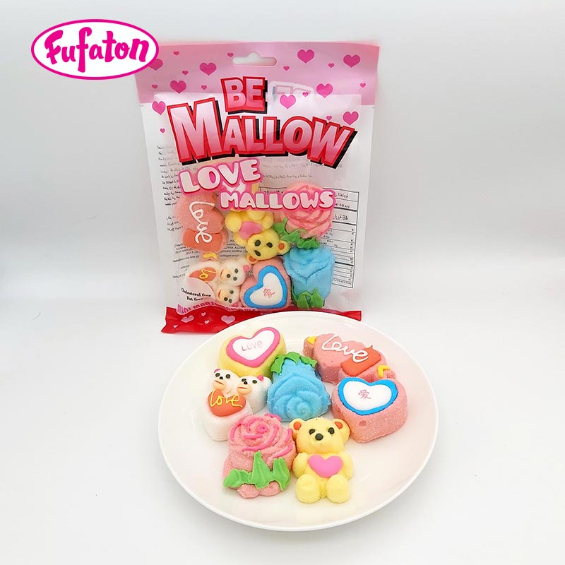 Hand decorated mini marshmallows