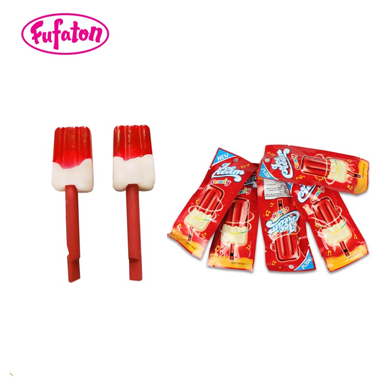 Whistle Stick Ice Cream Candy Lollipop