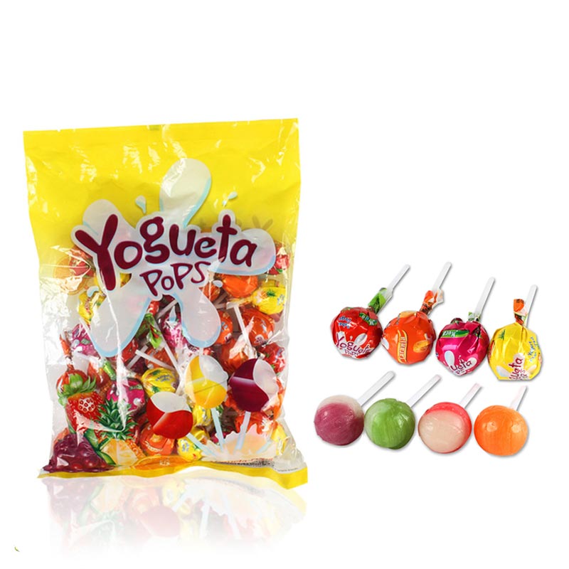 Bubble gum filled Lollipops in Jar