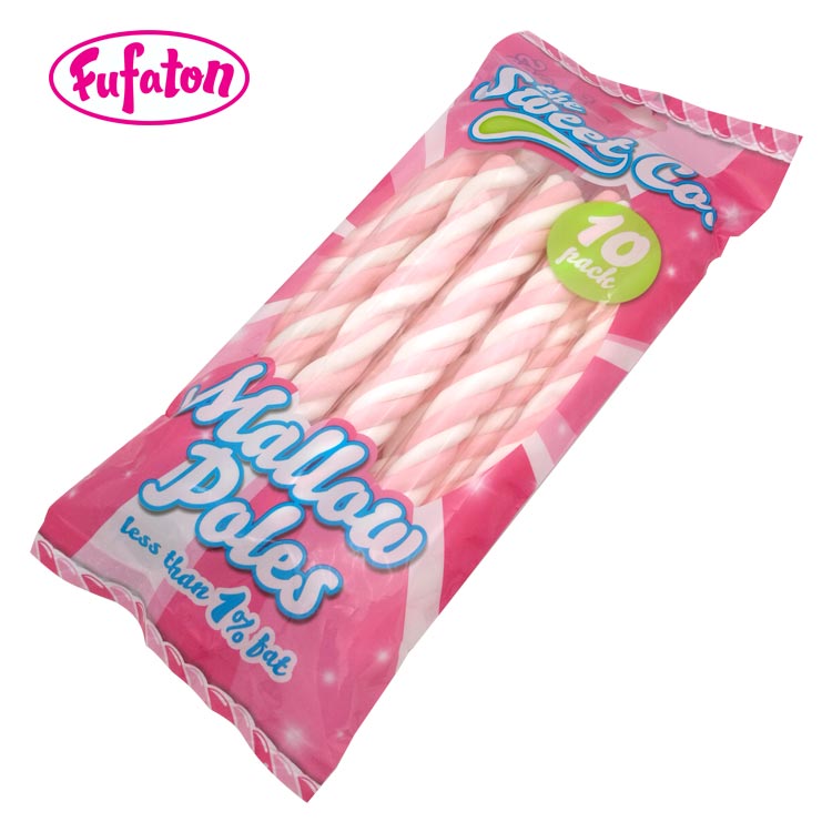 Halal gelatin natural color Long marshmallow sticks