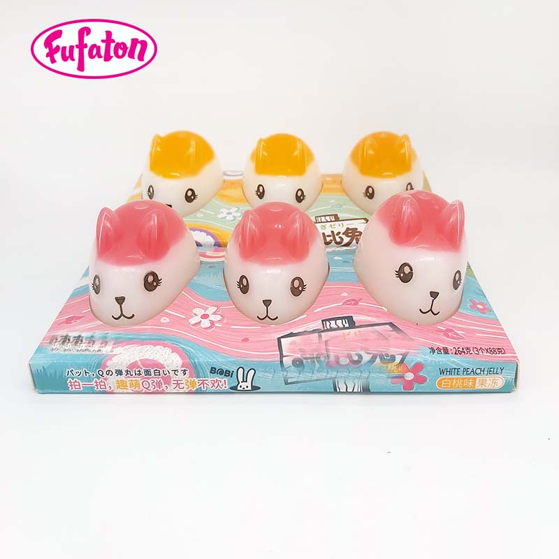 Rabbit Shaped Assorted Fruit Flavored Jelly Pudding