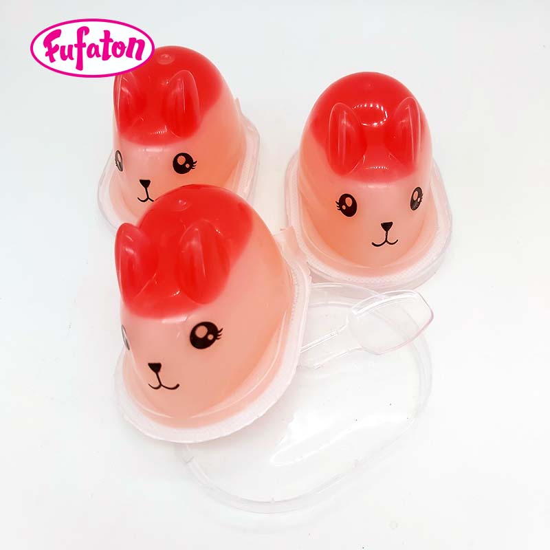 Rabbit Shaped Assorted Fruit Flavored Jelly Pudding