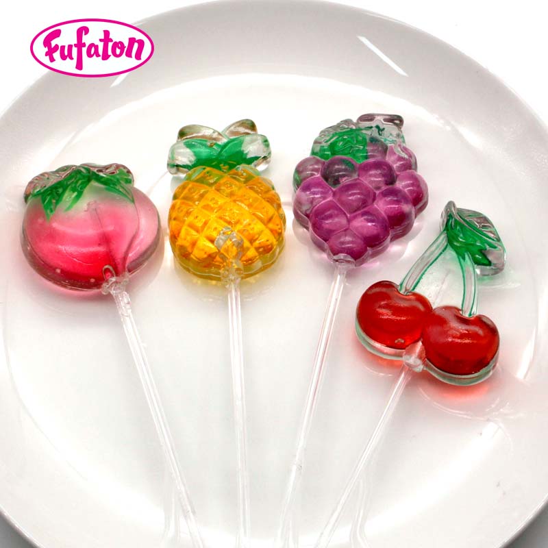 3D Fruit Shape Printing Lollipop Candy