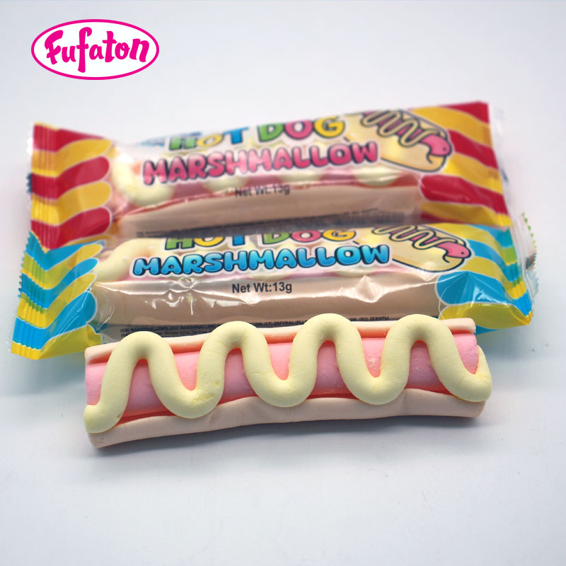Mallow Hot Dog Shaped Novelty Marshmallows