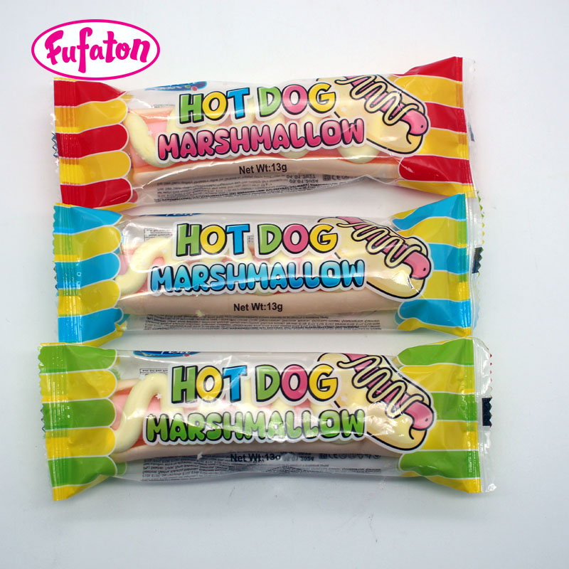 Mallow Hot Dog Shaped Novelty Marshmallows