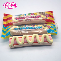 Mallow Hot Dog Shaped Novelty Marshmallow Confectionery