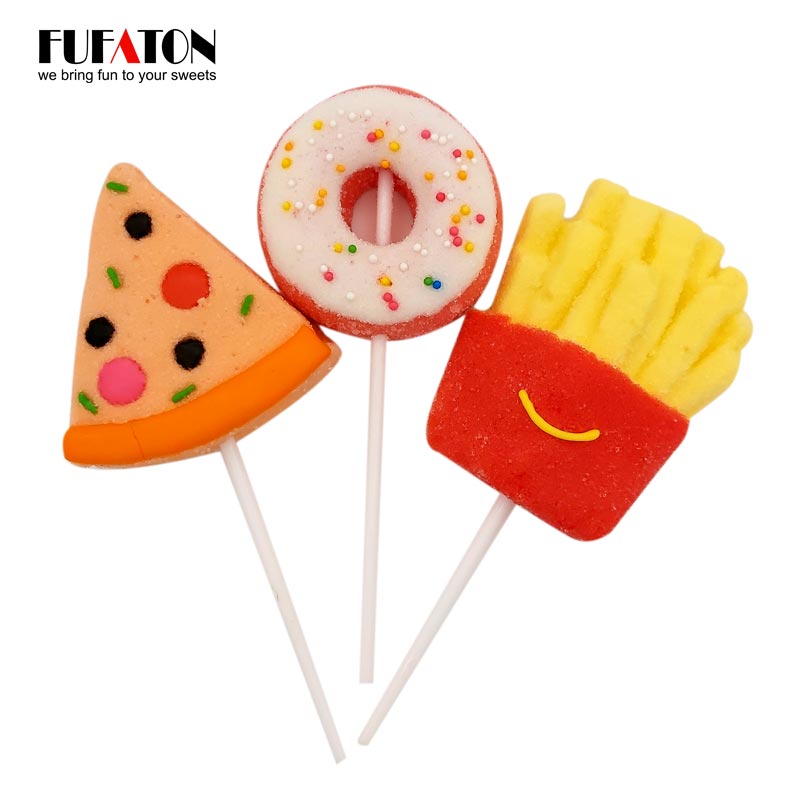 Fast Food Marshmallow lollipop candy