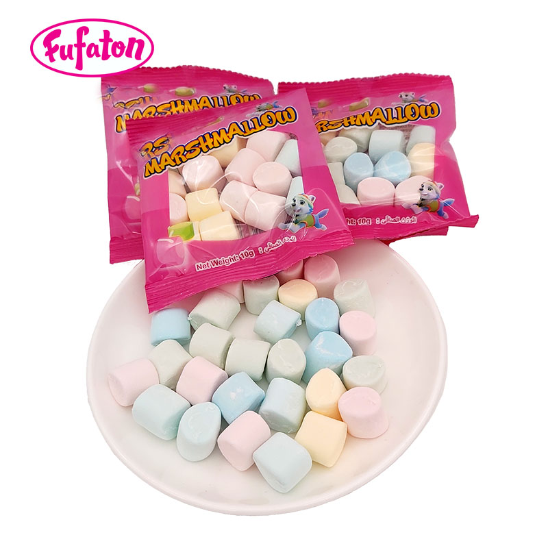 White and Colorful Mini Marshmallows