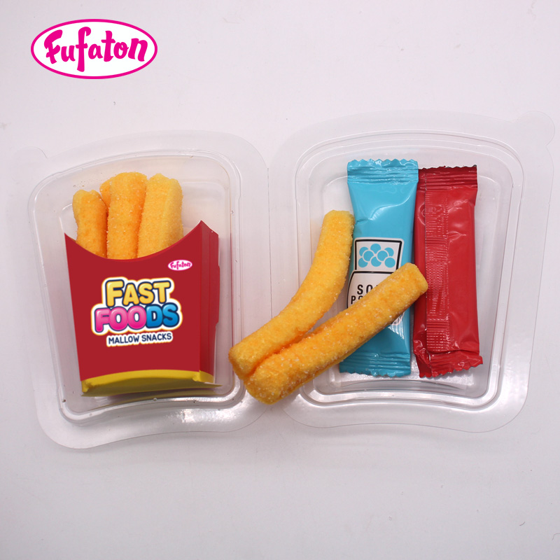 French Fries Marshmallow Candy Wholesale | Creative Fast Food Shape Candy Manufacturer