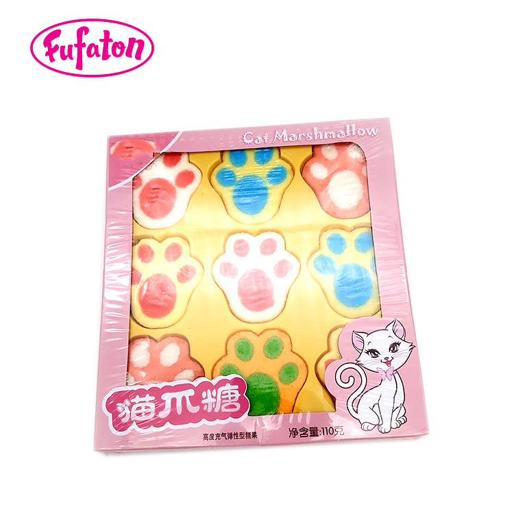 Cat Paw Marshmallow Candy in Gift Box Wholesale | Marshmallow Candy Factory