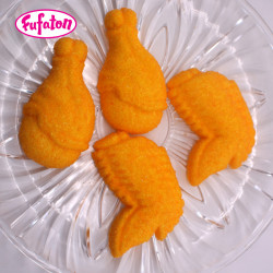Realistic Fried Chicken Shaped Marshmallow Candy