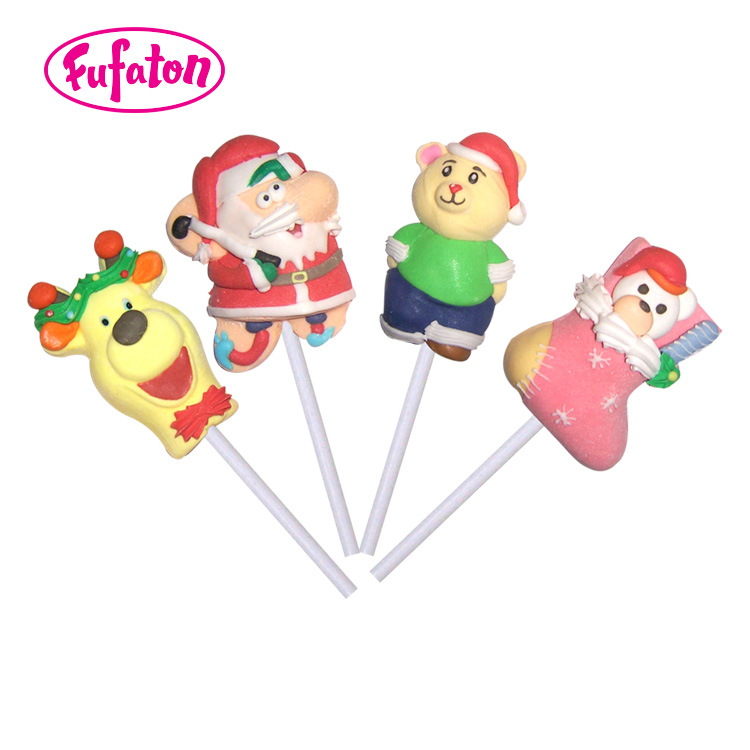 Christmas Reindeer marshmallow lollipop