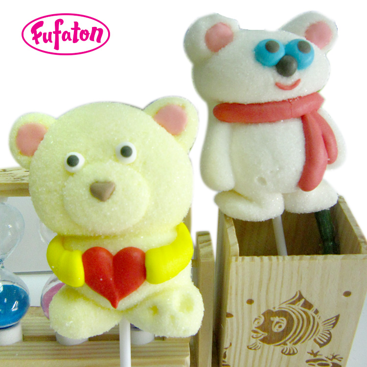 Bear Marshmallow lollipops