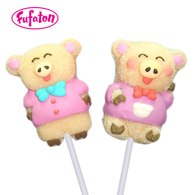 Piglet shaped Jelly lollipop candy