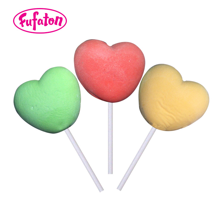 Sweetheart marshmallow lollipop