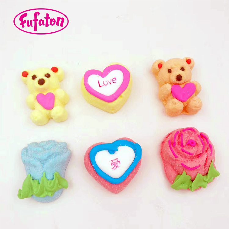 Hand decorated mini marshmallow candy in Bulk