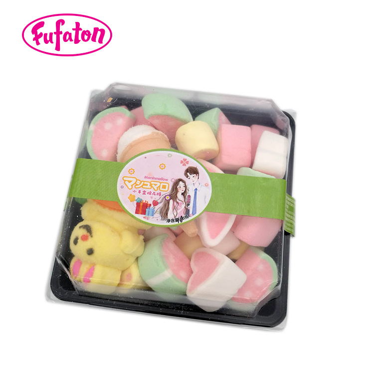 Mixed Marshmallows in Lunch Box Wholesale Supplier | Fufaton Candy Factory