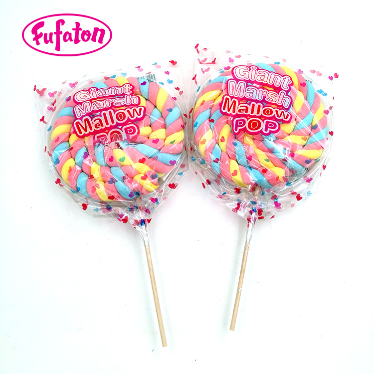 Twist Marshmallow Rope Swirl lollipop candy
