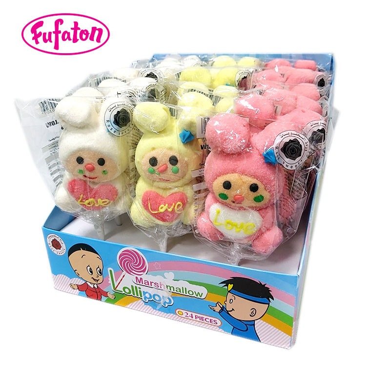 Rabbit marshmallow pop