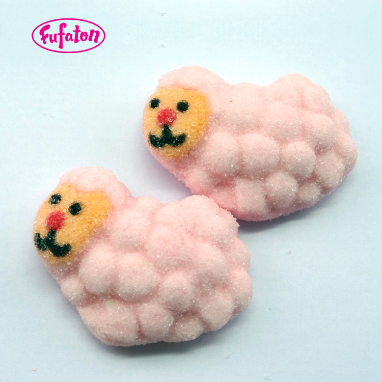 Sheep marshmallows for cake