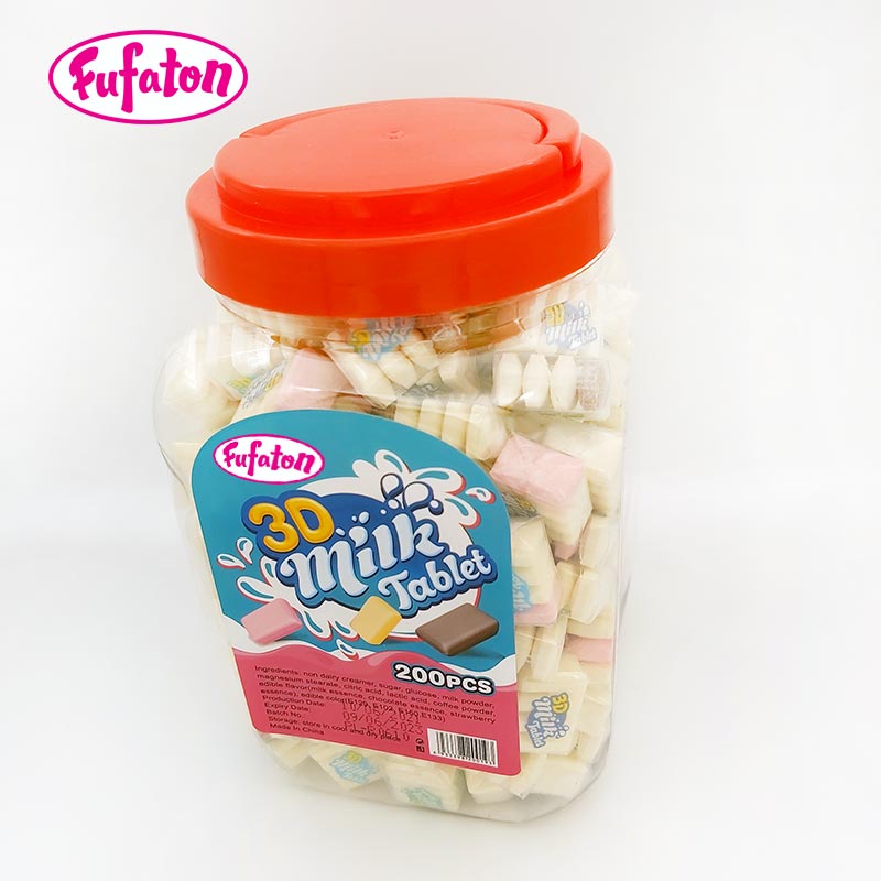 Kosher Certified Dextrose Milk Flavor Tablet Candy Wholesale | Candy Manufacturer