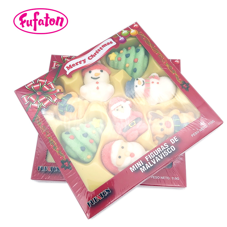 Mini Decorated marshmallows for Christmas