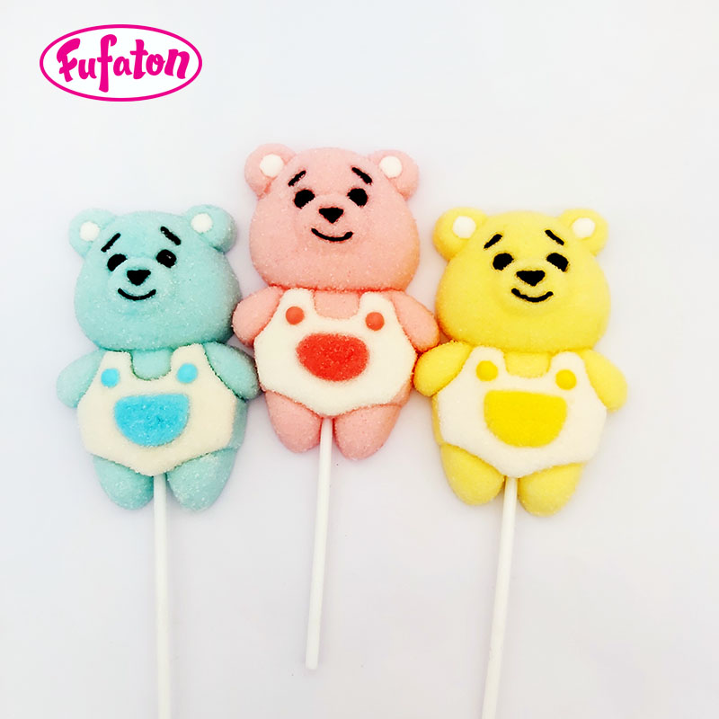 Bear Shaped Marshmallow Lollipop Wholesale