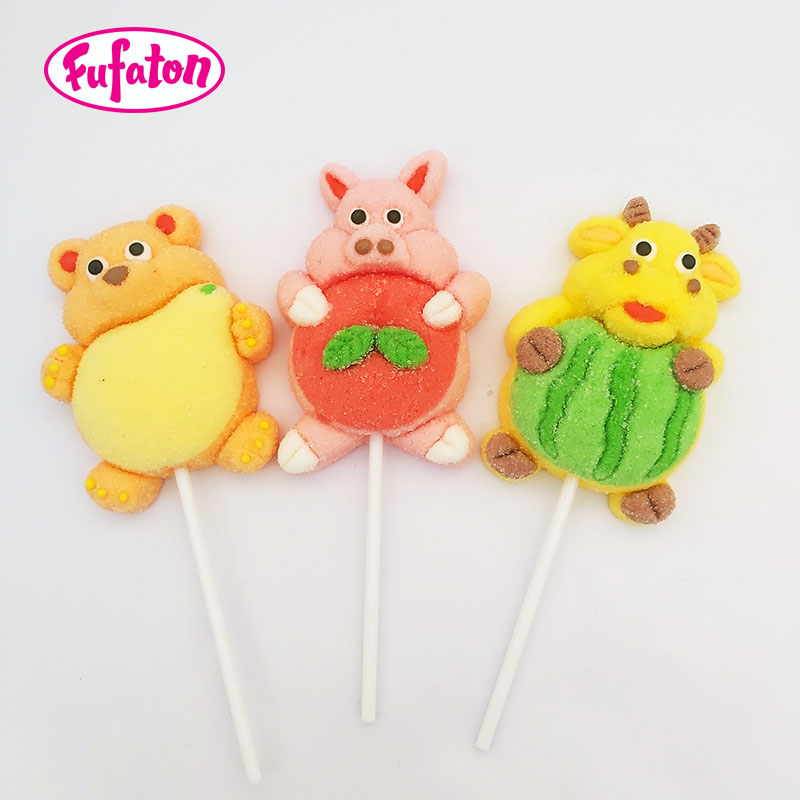 Animal Marshmallow Lollipop Candy Wholesale