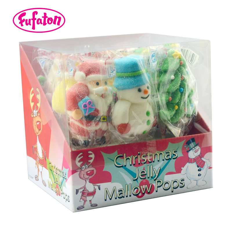 Marshmallow lollipop for Christmas