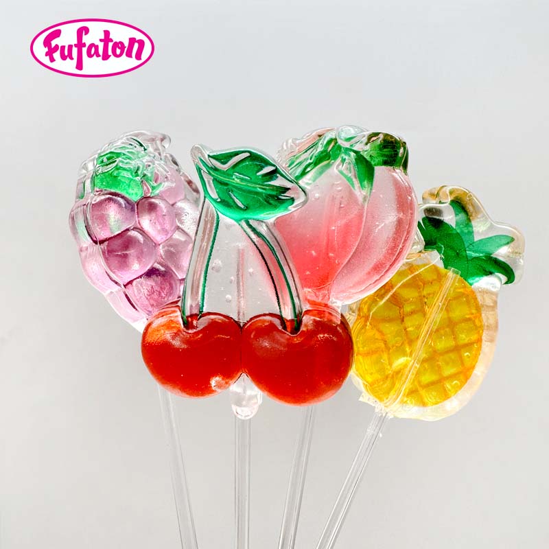 3D Fruit Shape Printing Lollipop Candy