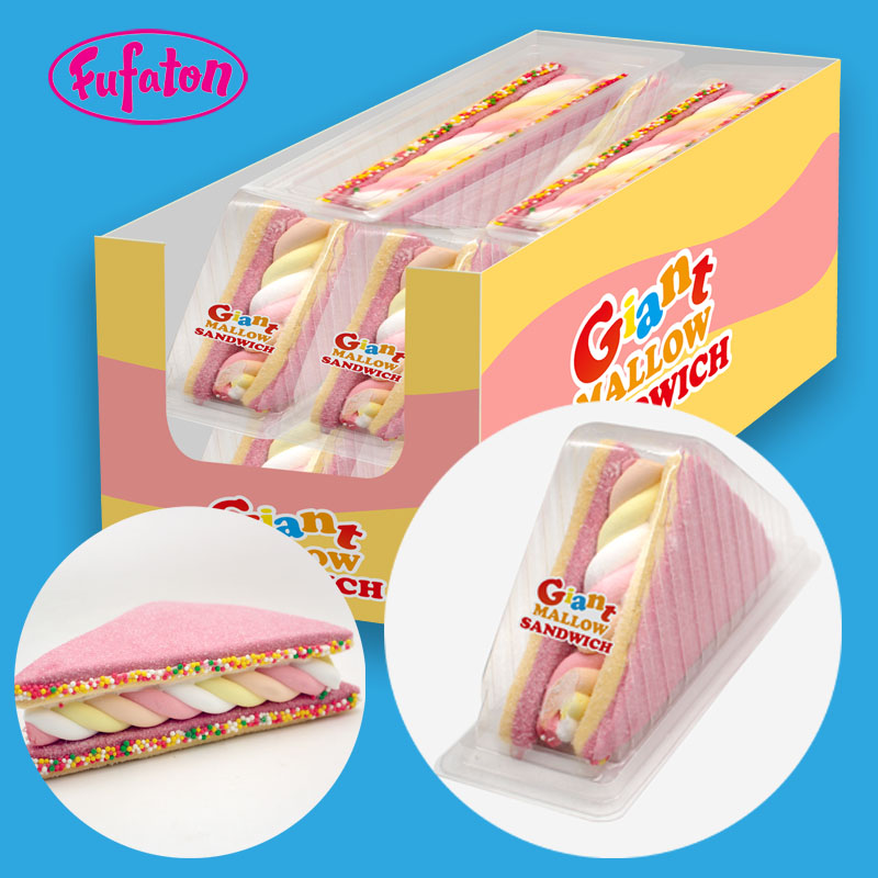 65g Fruit Flavored Giant Marshmallow Sandwich Candy | OEM Marshmallow Manufacturer & Supplier