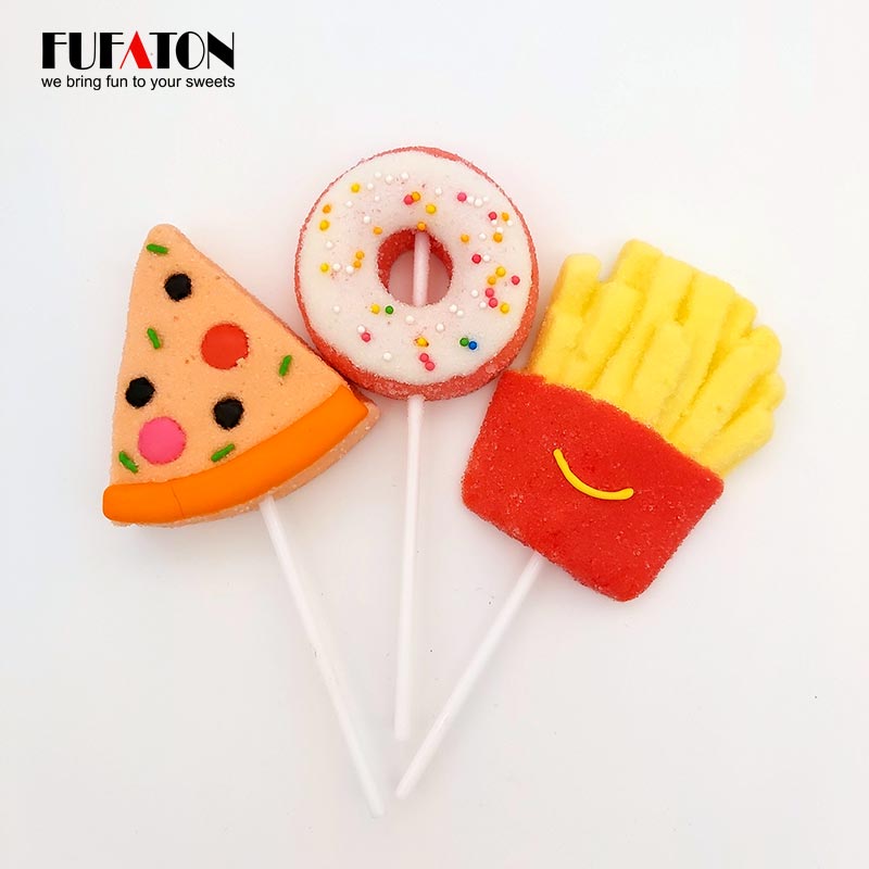Fast Food Marshmallow Lollipop Candy Wholesale | Novelty Candy Manufacturer