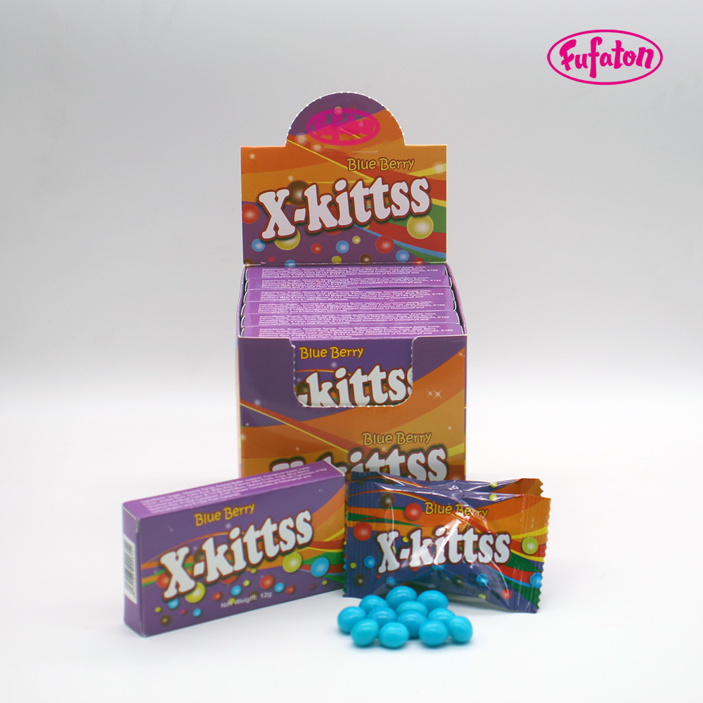 X-kittss Sour Chewy Candy Mini Box Wholesale | Fruity Chewy Candy Manufacturer